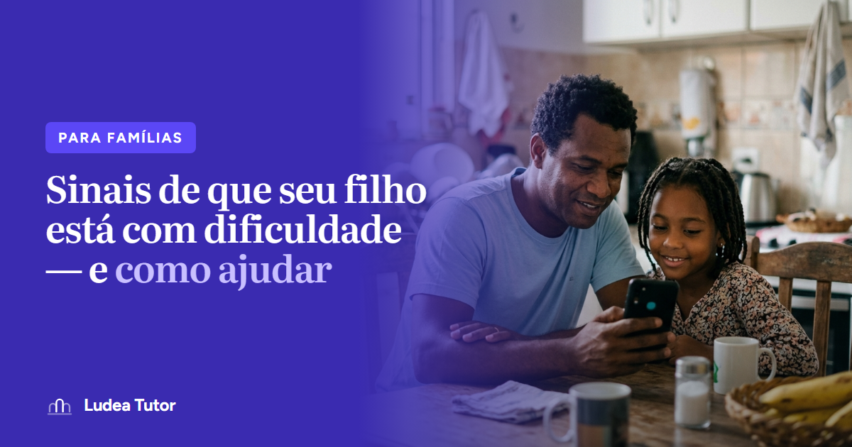 Sinais de que seu filho está com dificuldade — e como ajudar